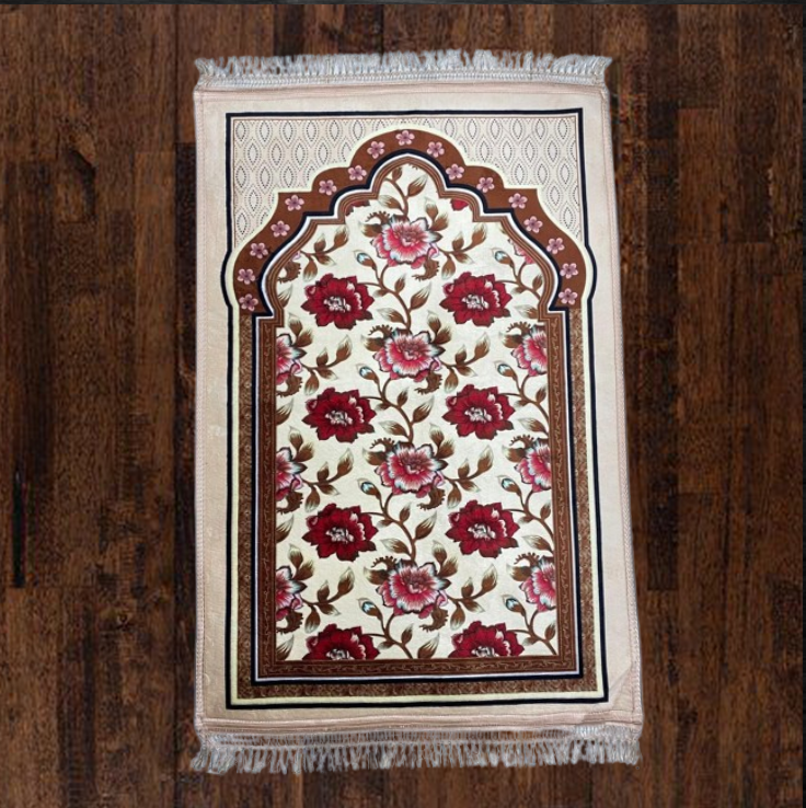 Luxurious Export-Quality Turkish Prayer Mat 🕌✨ (EXCLUSIVE DESIGN)